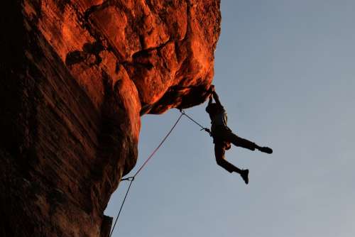 Climbing Rock Climbing Overhang Rope Protection
