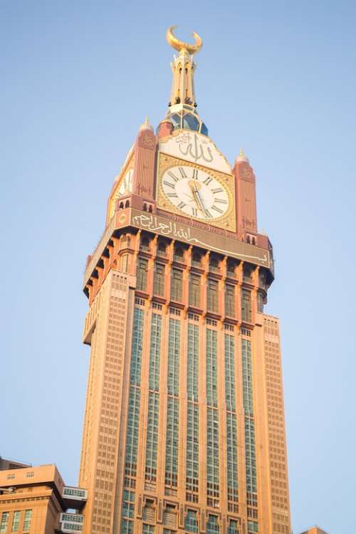 Clock Tower Big Clock Clock Makkah Ksa
