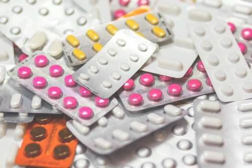 Close-Up Drugs Medical Medicine Pills Prescription