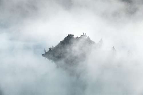 Clouds Fog Mist Island Nature Outdoors Weather