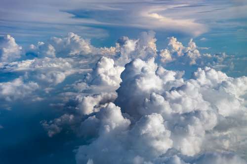 Clouds Sky Blue Nature Weather Air Environment