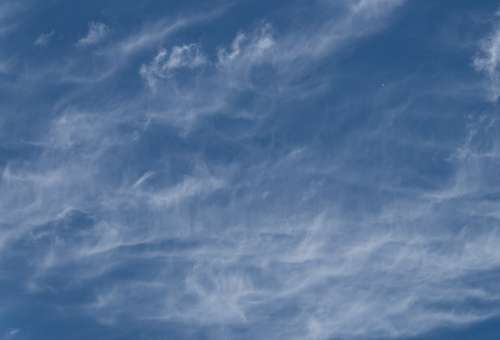 Clouds White Blue Cloudscape Delicate Pattern Sky