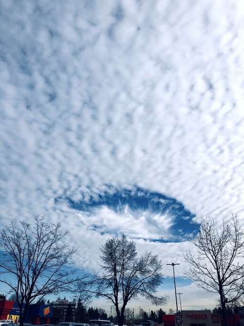 Cloudy Clouds Eye Shape Coquitlam British Columbia