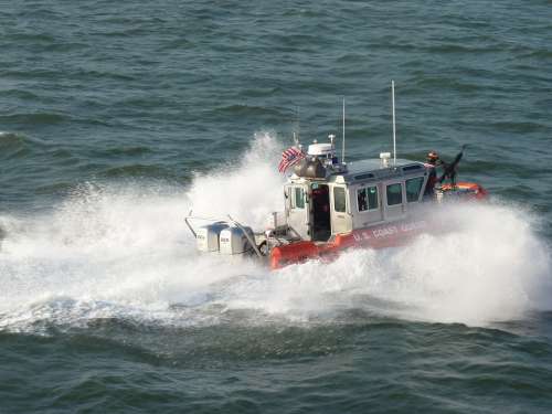 Coast Guard New York Boat Water Usa Nyc