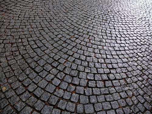 Cobblestones Road Paving Stones Pavement