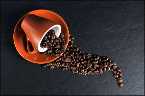Coffee Cup Coffee Beans Coffee Cup Beans