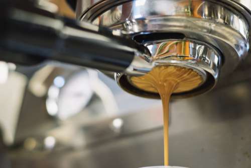 Coffee Machine Portafilter Brewing Fresh Espresso