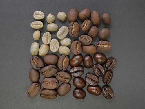 Coffee Beans Square Divisions Differences