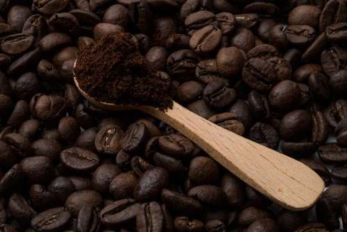 Coffee Beans Aroma Caffeine Brown Roasted