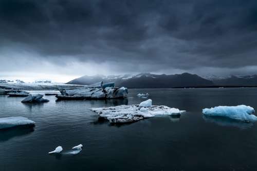 Cold Frozen Glacier Ice Iceberg Melting Nature