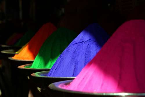 Color Farbpulver India Holi Holipulver Colorful
