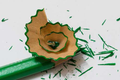 Colored Pencil Green Paint Color Art Creative