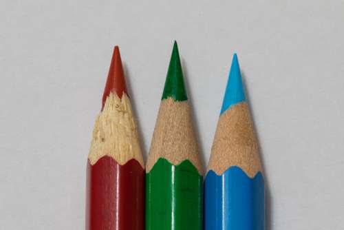 Colored Pencils Colorful School Draw Write Pointed