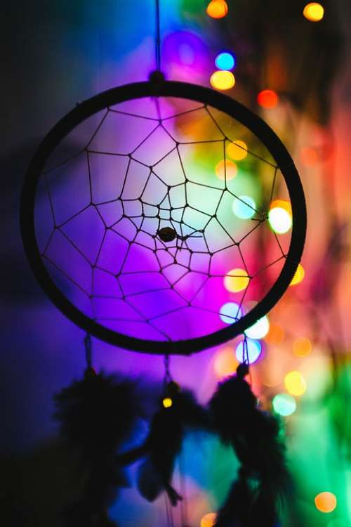 Colorful Dreamcatcher Culture Dream Catcher Lights