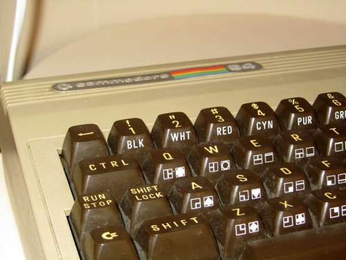 Commodore C 64 Computer Keyboard