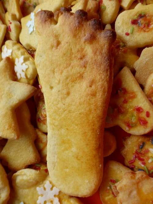 Cookie Foot Delicacy Snack Homemade Pastries