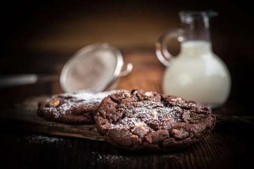 Cookies Baked Goods Fresh Chocolate Sweet Calories