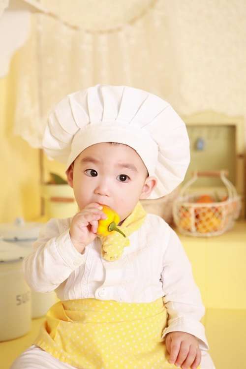Cooking Baby Kitchen Chef Eat Food Hunger Hungry