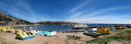 Copacabana Lake Titicaca Paddle Boat Travel