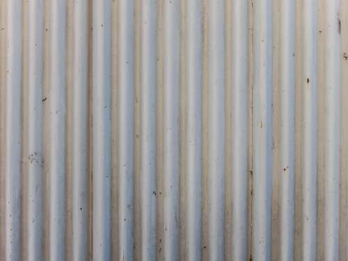 Corrugated Iron Fence Roof Metal Texture Pattern