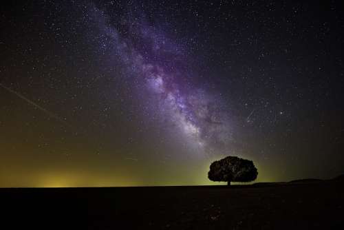 Cosmos Dark Hd Wallpaper Milky Way Night