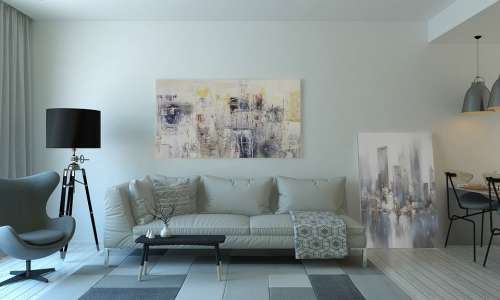 Couch Furnitures Indoors Interior Design Lamp