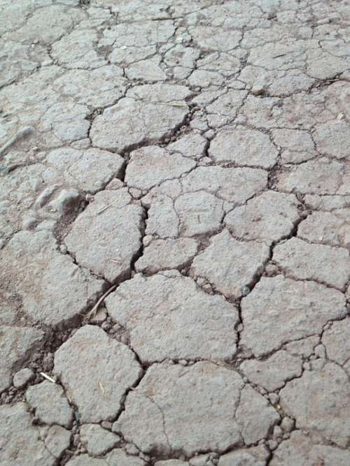 Cracked Mud Dry Texture Earth Nature Soil Land