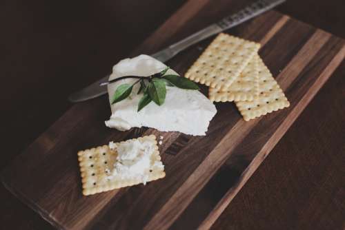 Cracker Cream Cheese Cheese Food Snack Appetizer