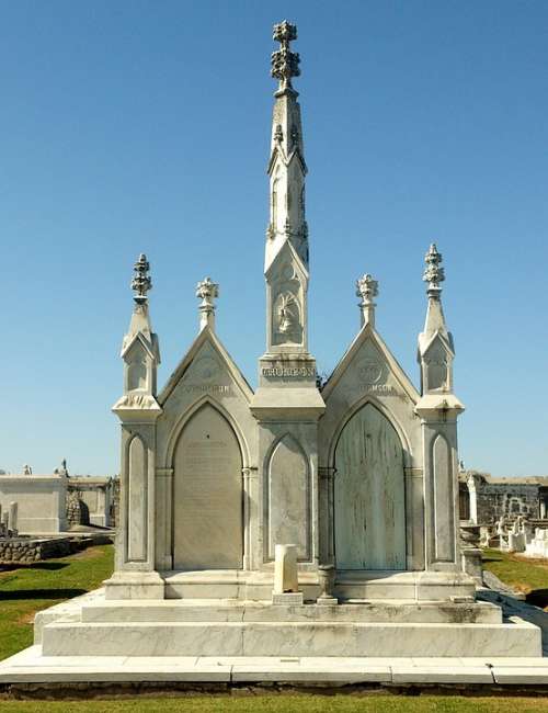 Crypt Tomb Headstones New Orleans Louisiana