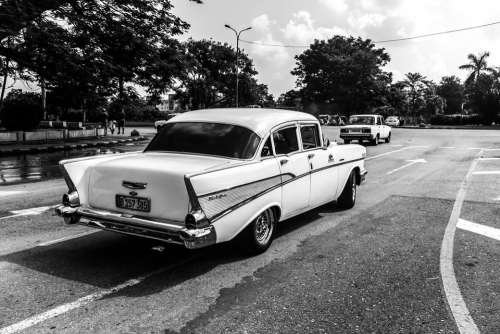 Cuba Havana Vedado Plaza Cìvica Nostalgia Car