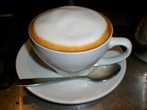 Cup Of Cappuccino Beverage Hot Drink Classic Foam