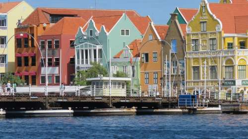 Curacao City Color Architecture Colorful Colors