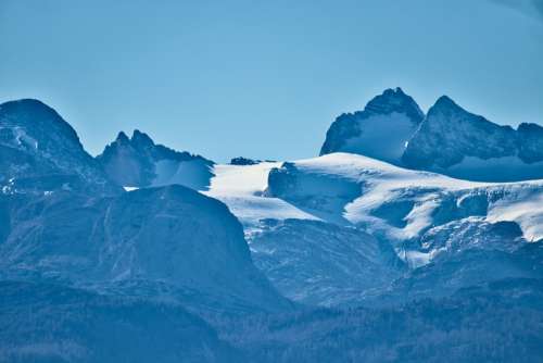 Dachstein Styria Mountains Austria Alpine Snow