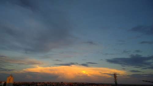 Day Clouds Sol Horizon Nature Storm Reflection