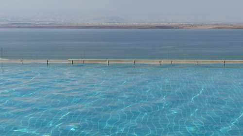 Dead Sea Pool Sea Water Marine Blue