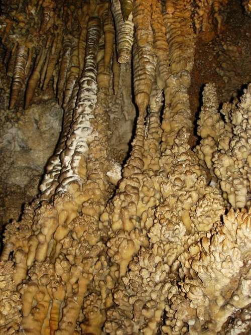 Dendrites Stalactites Rock Stalagmite Cave