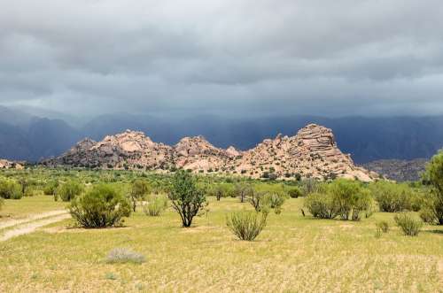 Desert Mountains Dry Stones Landscape Mountain