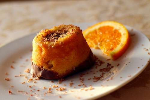 Dessert Orange Food Cake Sweetness Sweets