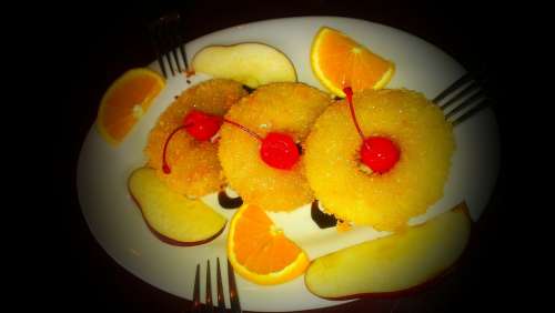 Desserts Pineapple Food Fruit