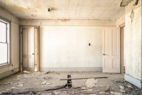 Dilapidated Room Interior Disrepair Decay Aged