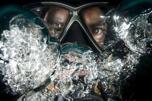 Diver Scuba Underwater Ocean Sea Photography