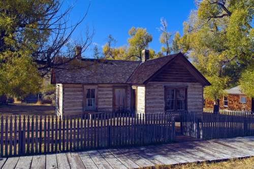 Doctor Ryburns House Bannack State Park Ghost Town