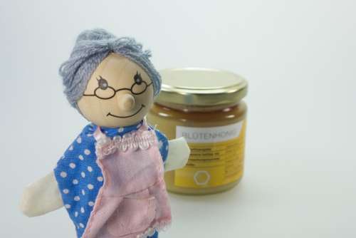 Doll Grandma Wood Play Nostalgic Cook Health