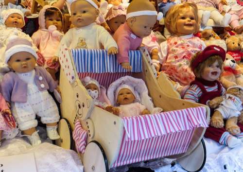Dolls Faces Children Toys