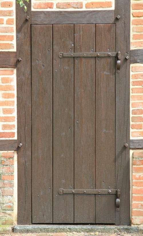 Door Old Old Door Wood House Entrance Input