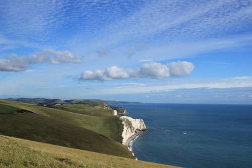 Dorset Jurassic Coast Skyline Cliff Landscape
