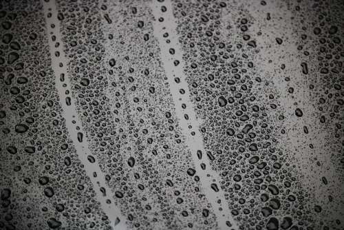 Drip Wet Drop Of Water Rain Water Metal Paint