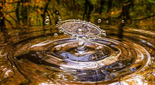 Drop Splash Drip Water Liquid Wet Collide
