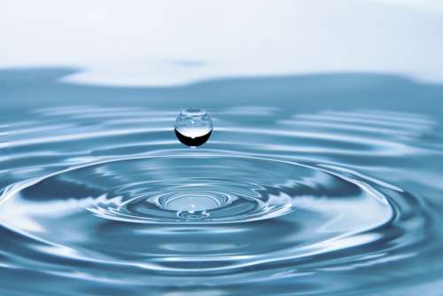 Drops Of Water Water Liquid Fresh Splash Blue