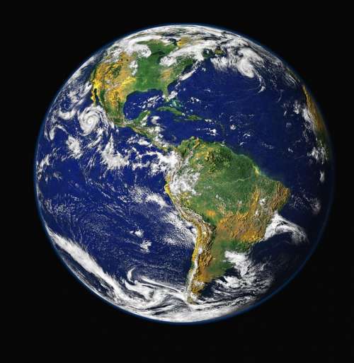Earth Blue Planet Globe Planet World Space